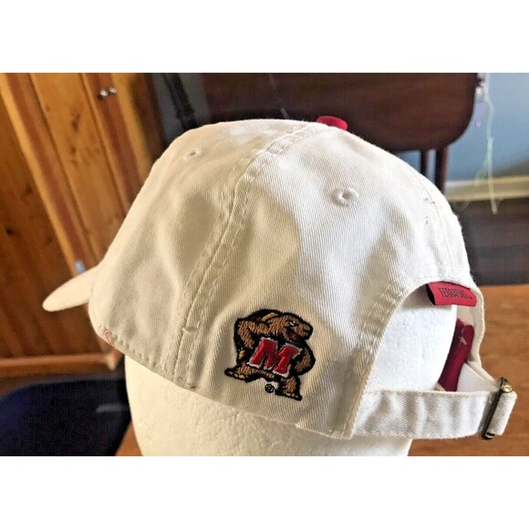 Maryland Terrapins Baseball Hat Terps White Circle Logo Drew Pearson University - Picture 4 of 8